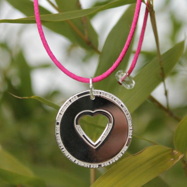 Collier - Amour & Gratitude - Fushia