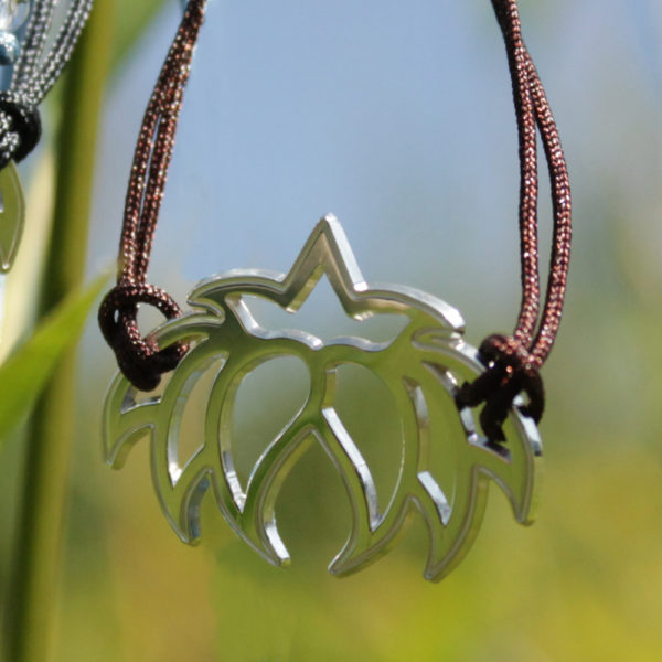 Bracelet - Fleur Cristal'In - Chocolat
