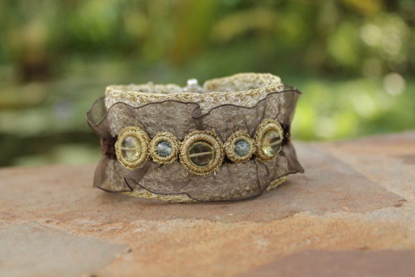 Bracelet équilibrant - Topaze Bleu