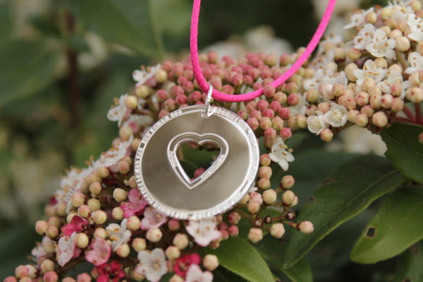Collier - Amour & Gratitude - Fushia - Image 2