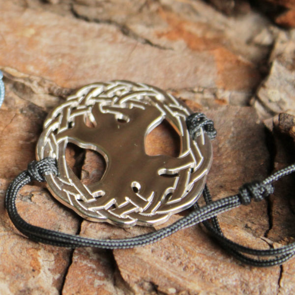 Bracelet Arbre sacré - Gris anthracite